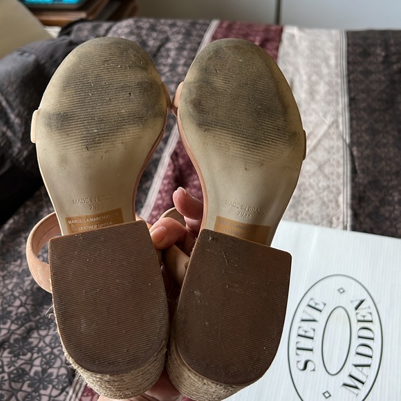 Steve Madden Marcella Camel Nubk color size 7.5 - Picture 4 of 7